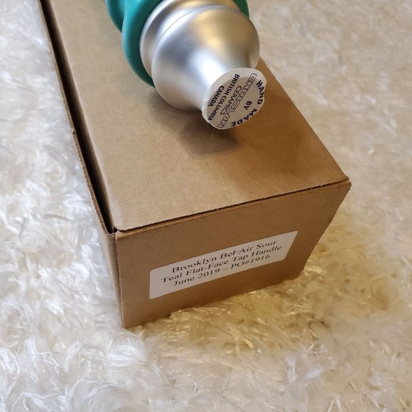 Brooklyn Bel Air Sour Teal Flat Face Tap Handle - Picture 5 of 7